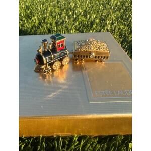 Estée Lauder Beautiful "LOCOMOTIVE COMPACT" Compact solid Perfume BNIB